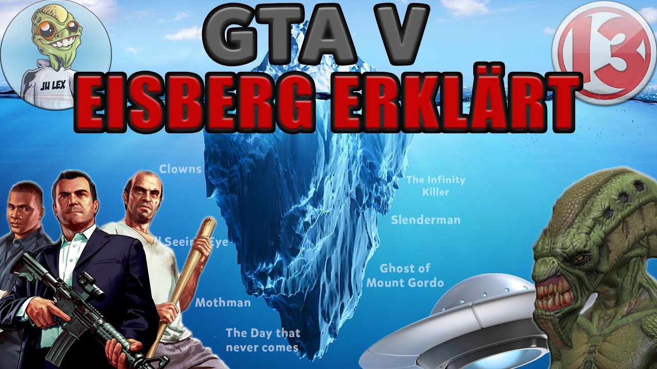 GTA 5 EISBERG ERKLÄRT (feat. Ju LeX) - Die ULTIMATIVE Zusammenfassung aller Mythen! 😨😱👻