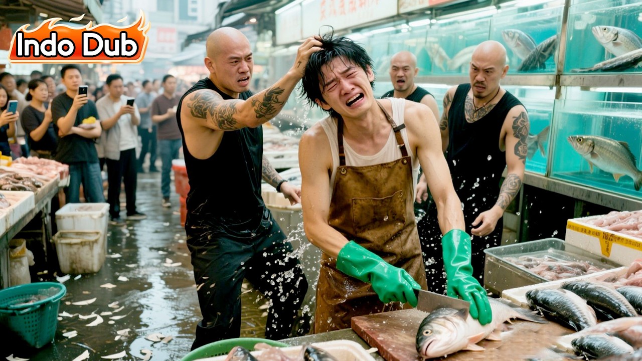 🔥Preman Palak Tukang Ikan, Gak Tahu Dia Dewa Perang! Sekali Ngamuk, Semua Sujud Minta Ampun!#film