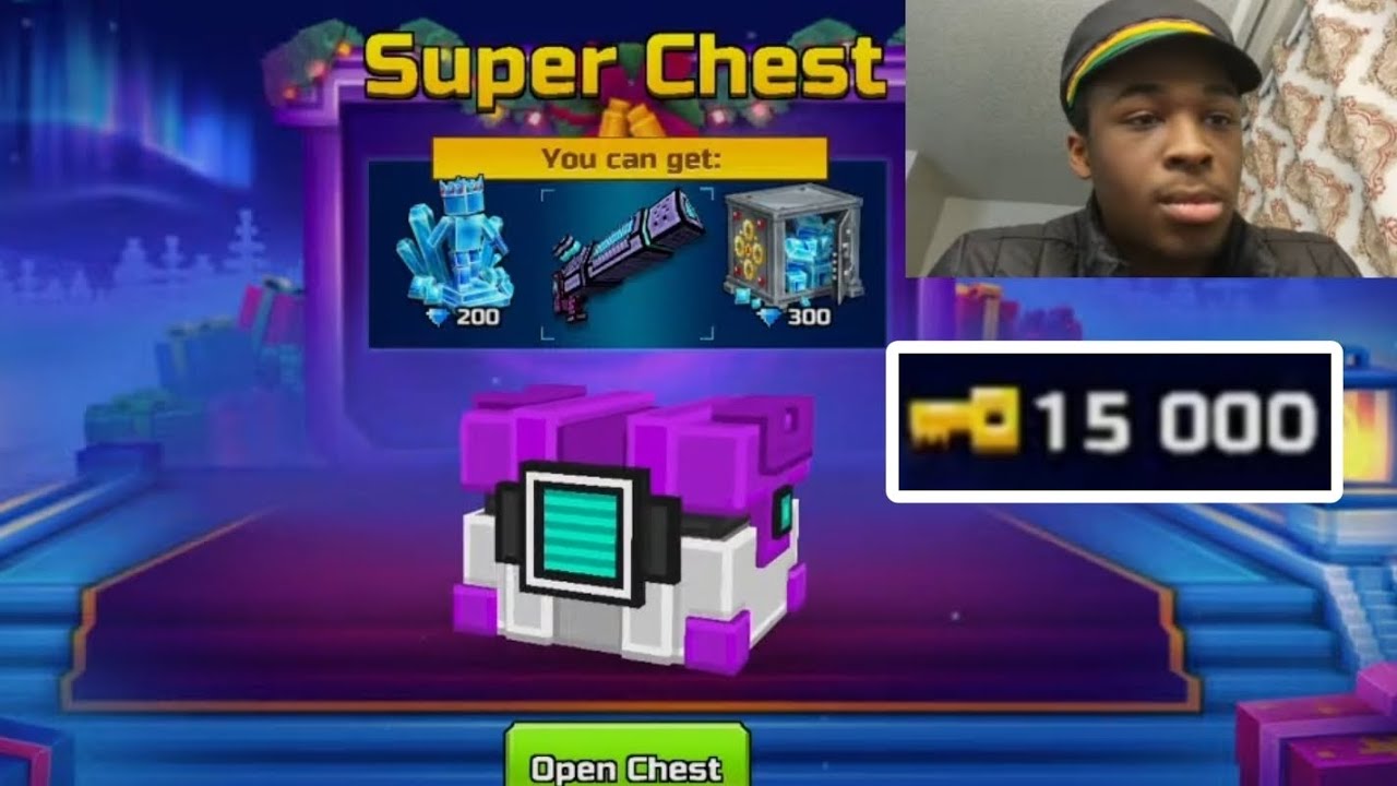 the most STRESSFUL chest opening video ever (15k+ keys spent) | Pixel Gun 3D