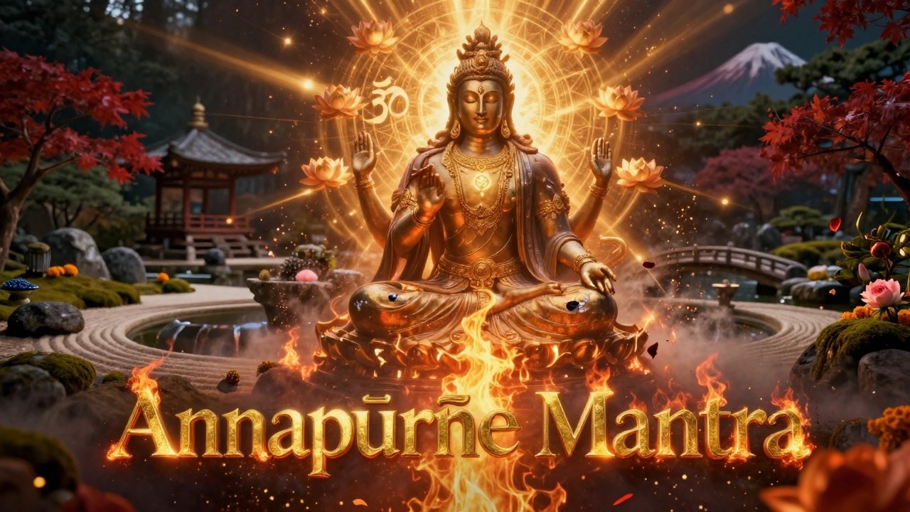 Annapurne Mantra 🙏 Universal Divine | Zen Garden Meditation