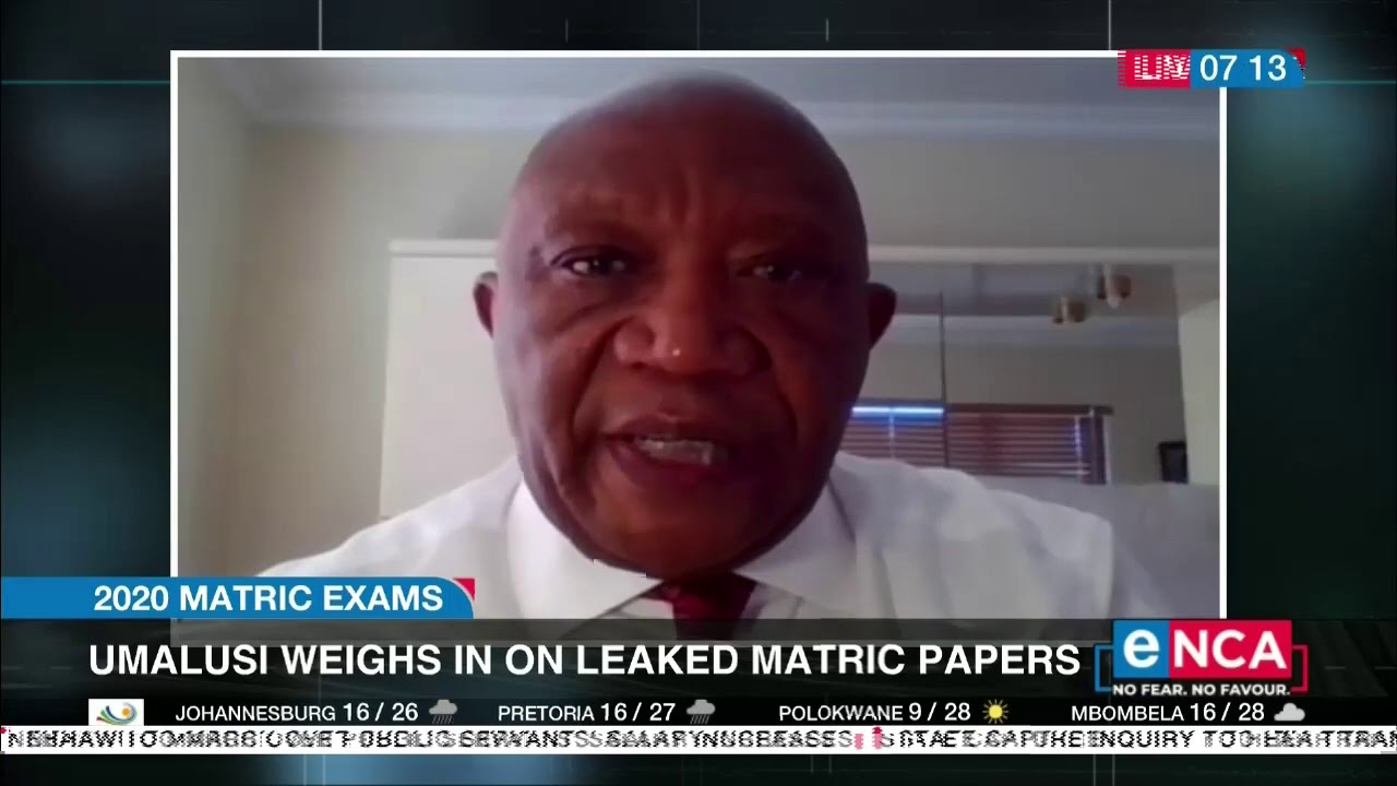 Umalusi weighs in on leaked matric papers