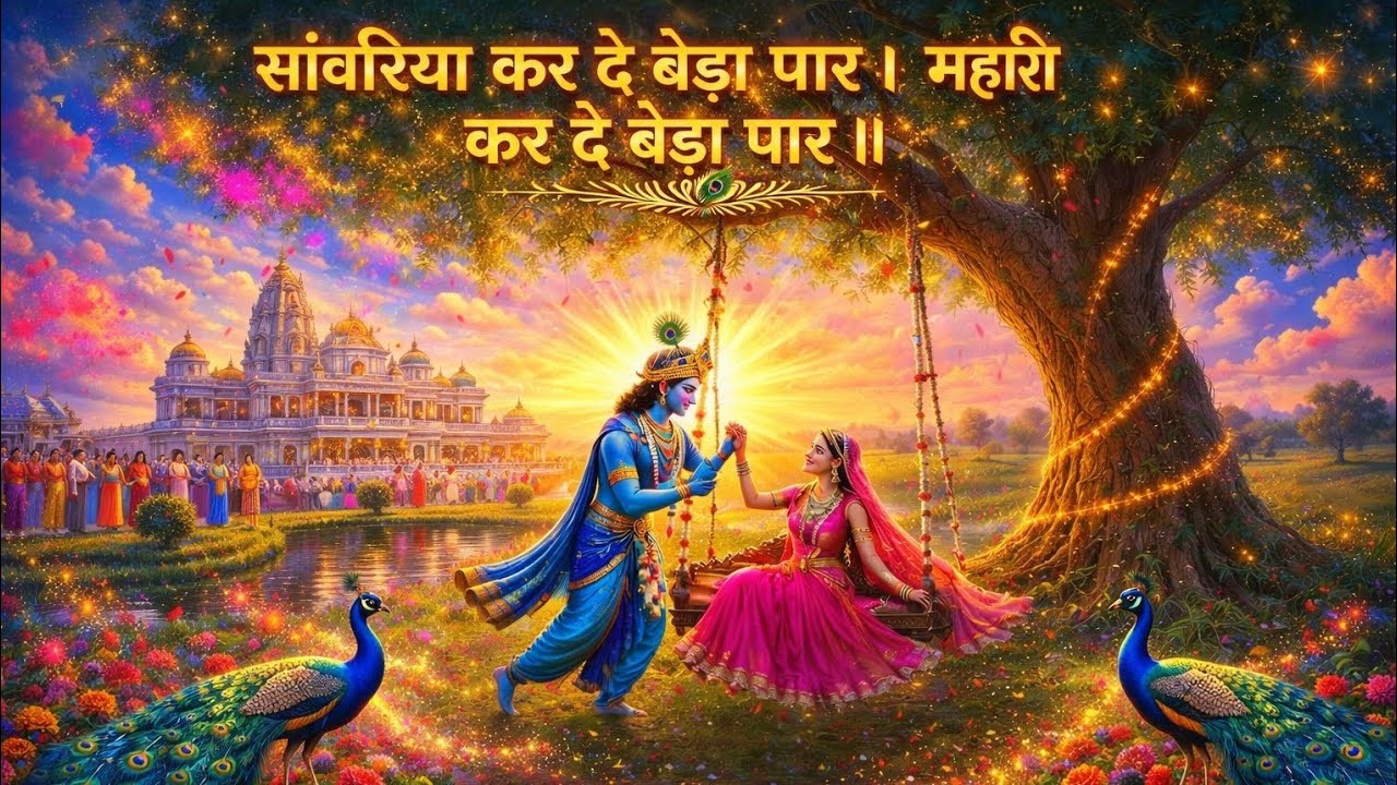 🙏 सांवरिया कर दे बेड़ा पार | म्हारी कर दे बेड़ा पार | Krishna Bhajan | DJ Bhakti Song 🙏