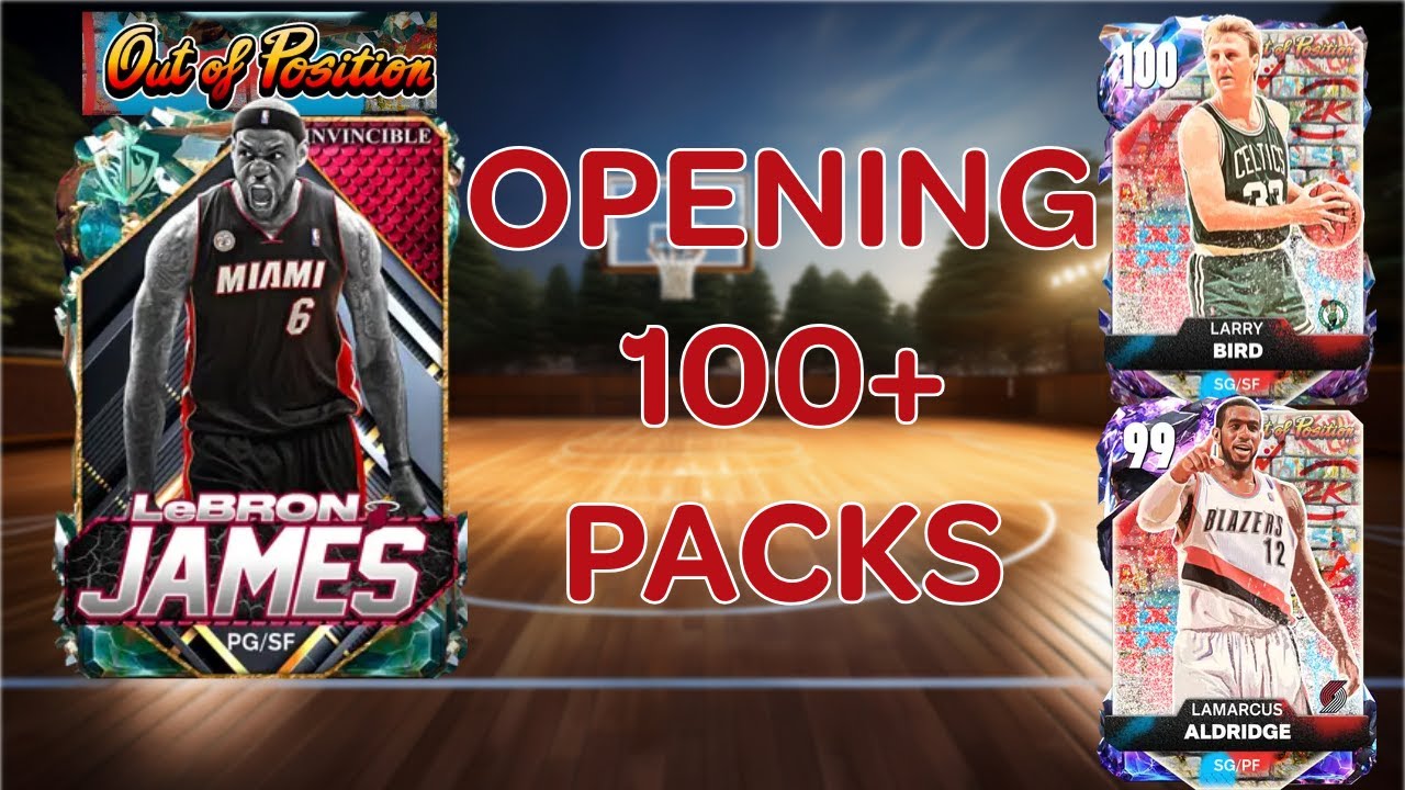 I Opened Over *100* Out Of Position Packs | NBA 2K25 MyTeam