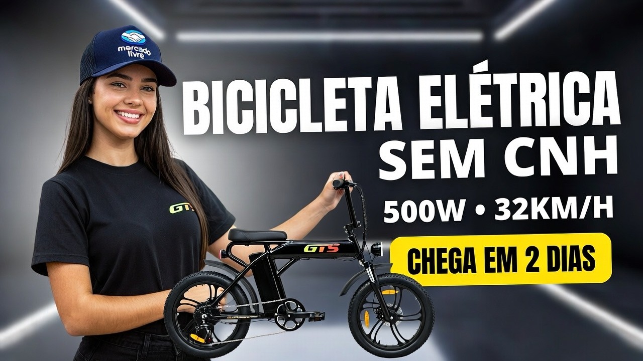 A Bicicleta Elétrica MAIS BARATA Que Substitui Moto? GTS Super Power 500 Teste Real