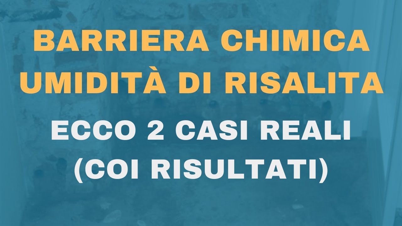 Barriera chimica umidità: funziona sempre? Ecco 2 casi reali (con risultati)