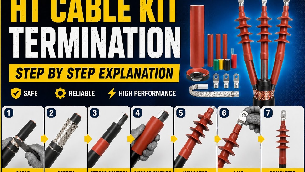 HT kit termination step by step explain tamil#powersystems