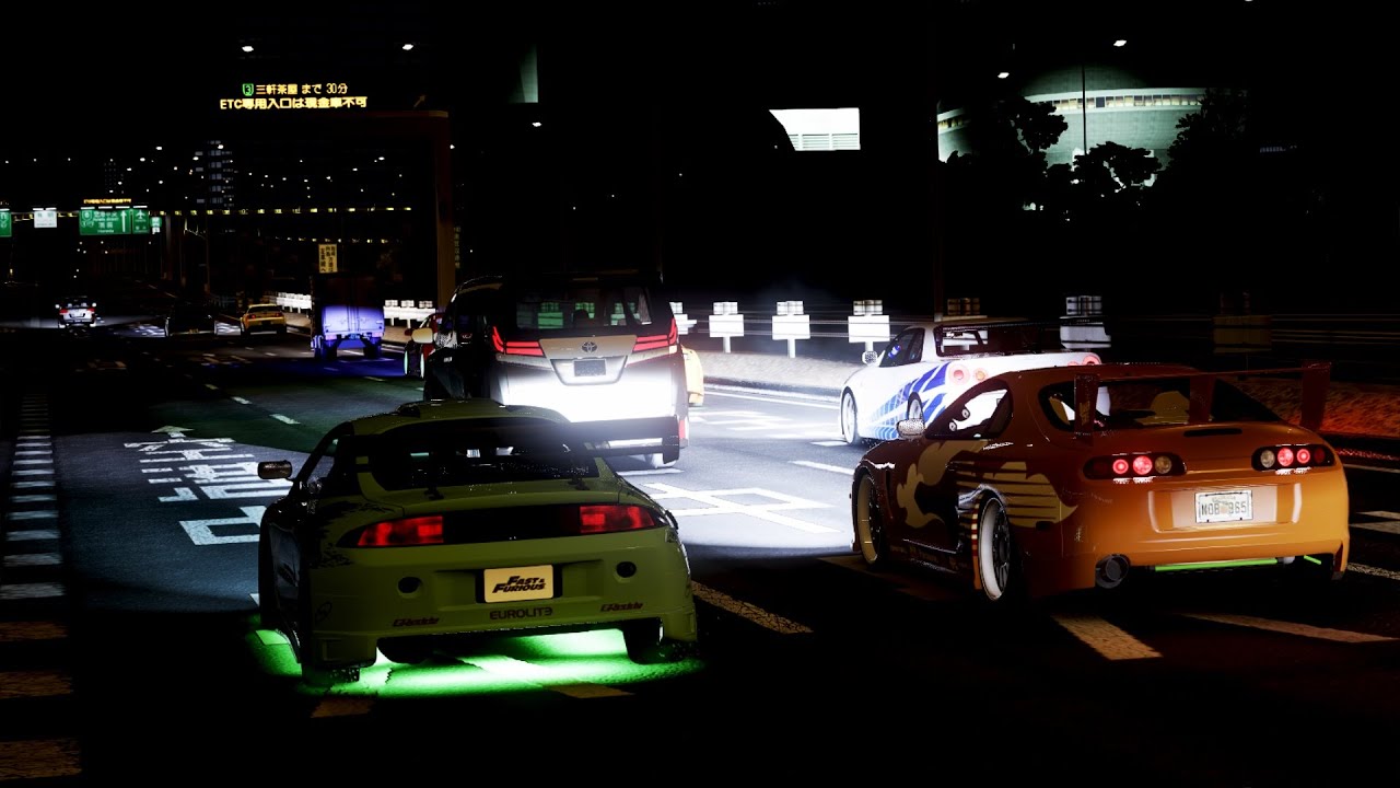 深夜の首都高本気組