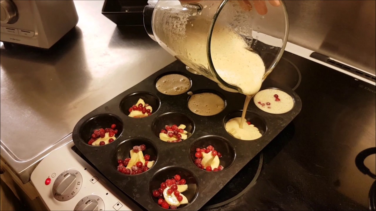 Skynda L&aring;ngsamts - sockerfria Banan och Lingonmuffins