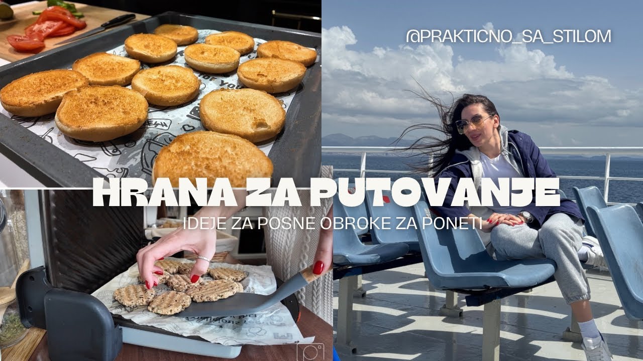 IDEJE ZA OBROKE NA PUTU OD 14+ SATI KOLIMA/ Recept za posne krekere