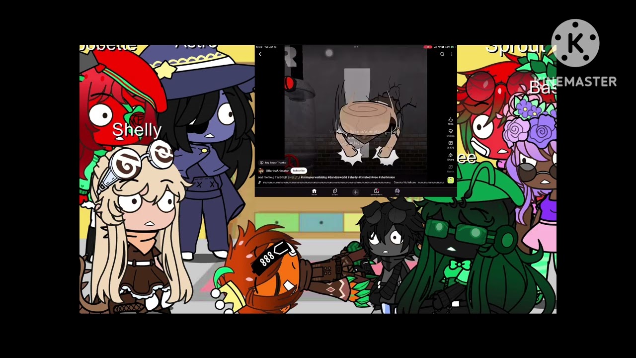 Dandy’s world react to each other (5/8)(shelly)