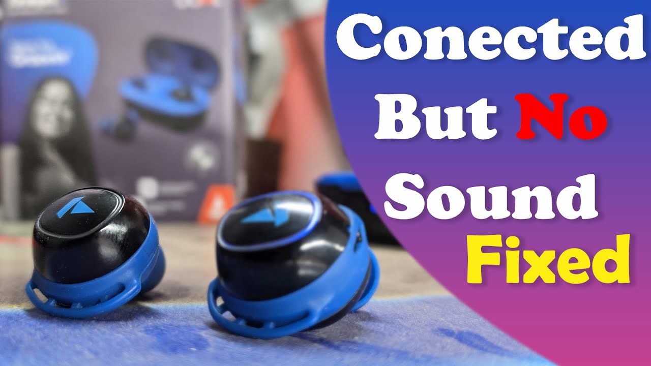 Bluetooth connected but no sound | how to reset tws earbuds|fix no sound problem in Airdops 441.