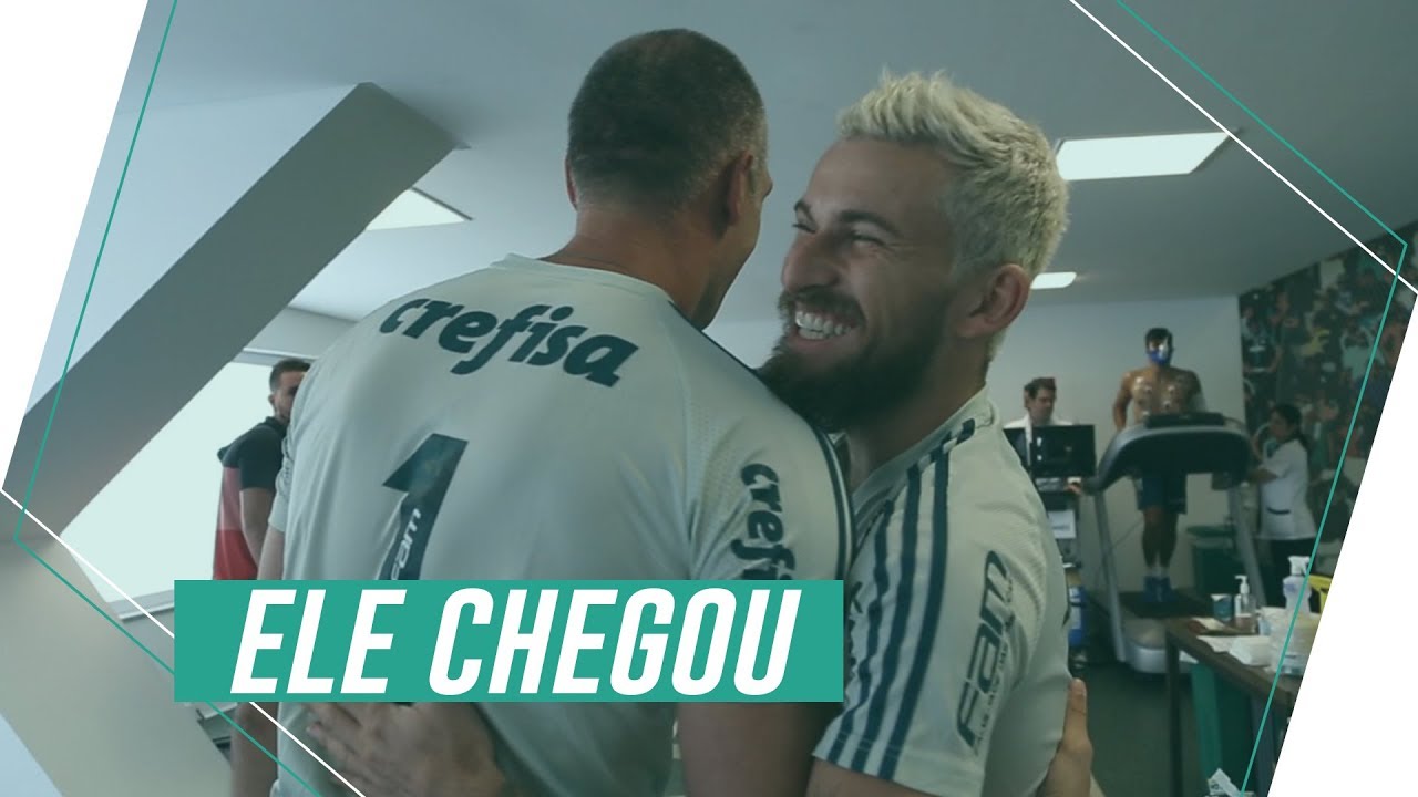 Os primeiros passos de Lucas Lima no Palmeiras