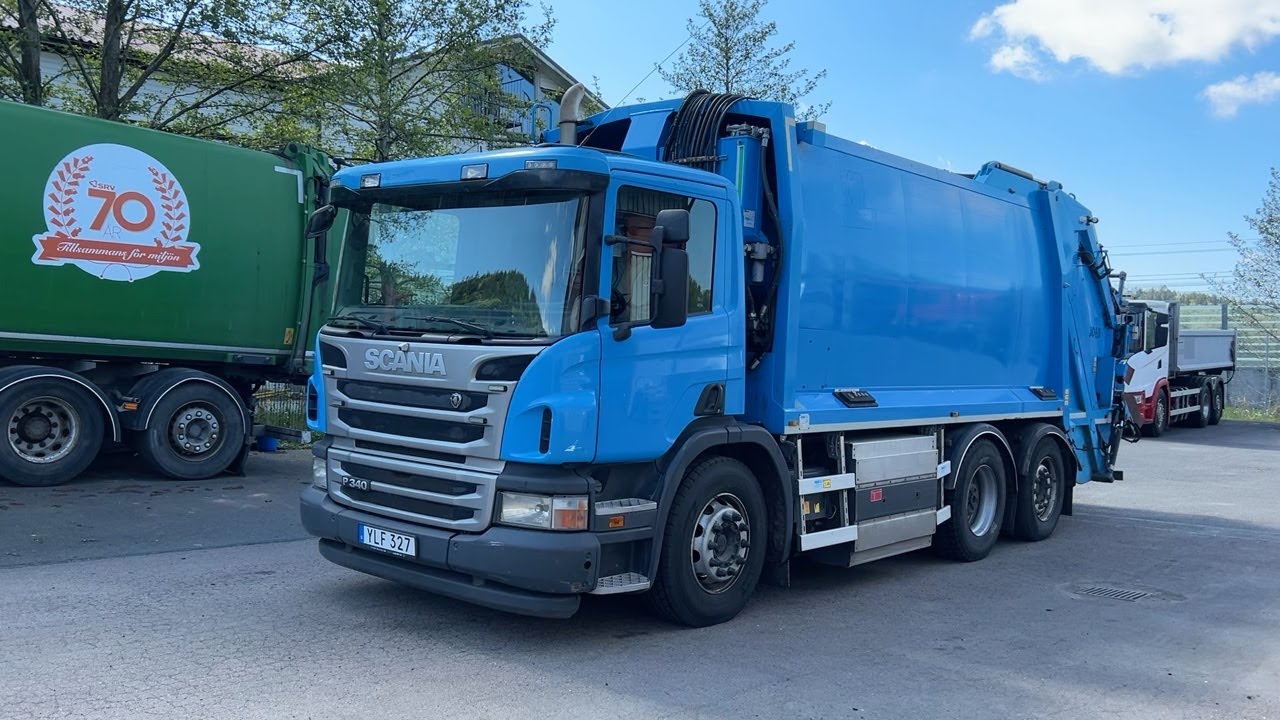 Köp Sopbil Scania P340 på Klaravik