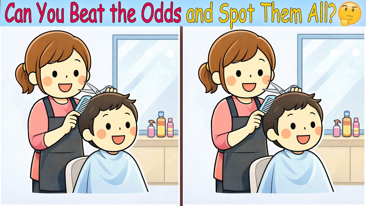 Spot 3 differences | Can You Beat the Odds and Them All?