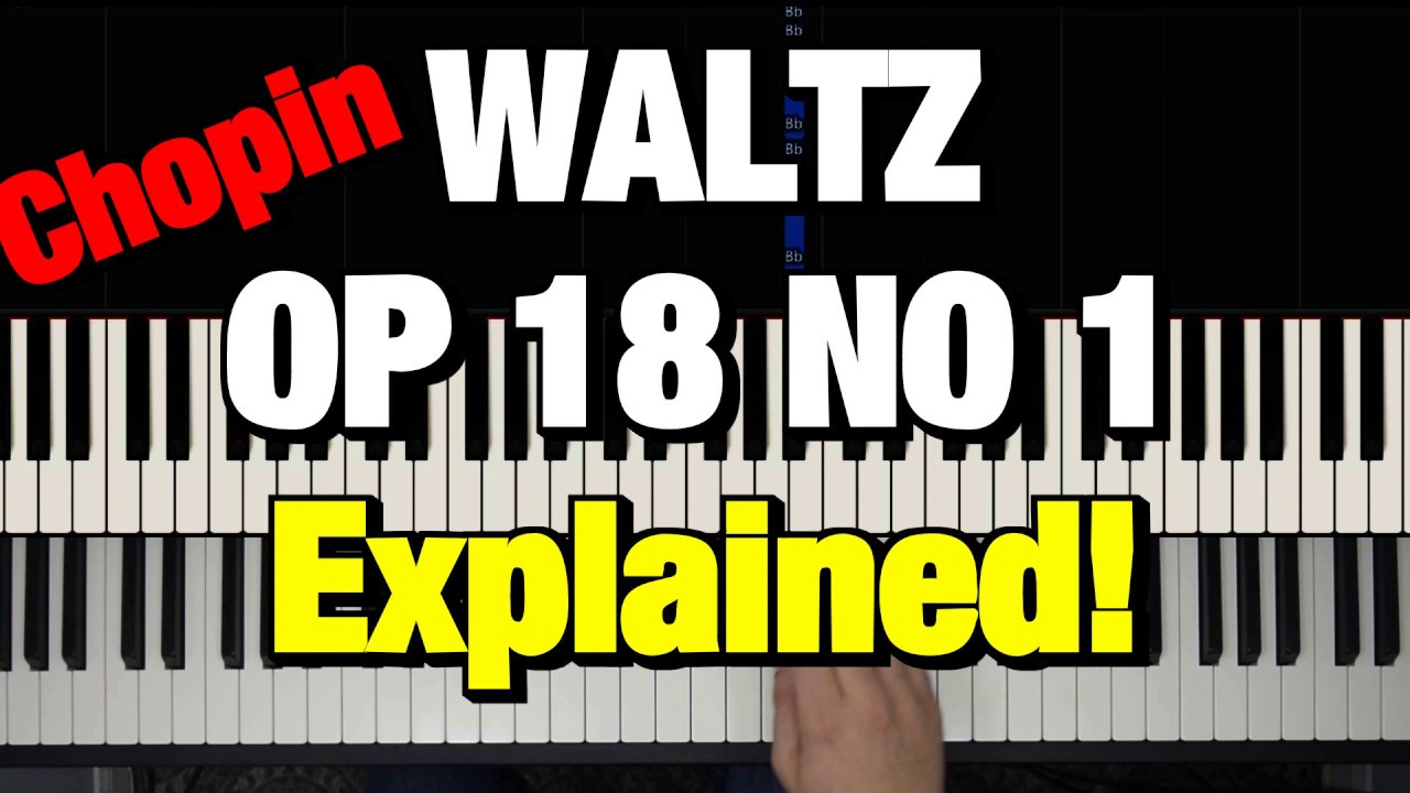 HOW TO PLAY - CHOPIN - GRANDE VALSE BRILLANTE OP. 18 (PIANO TUTORIAL LESSON)