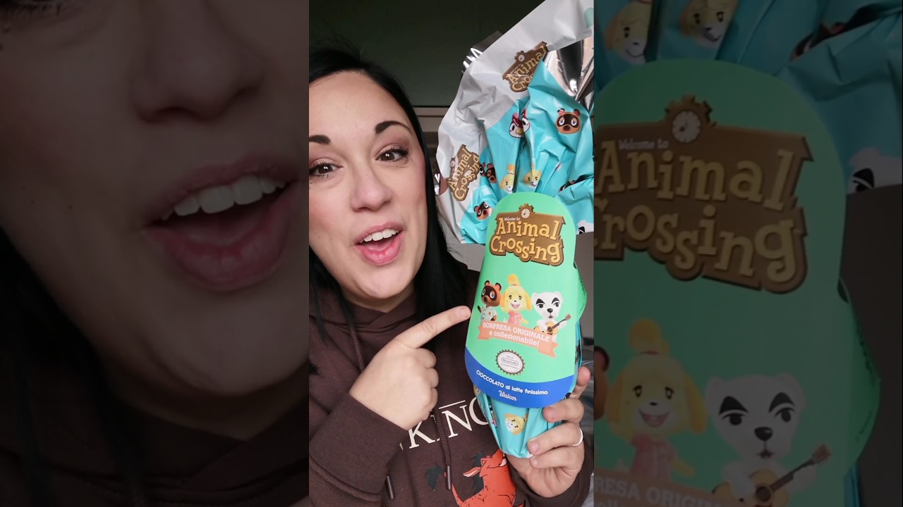 Apro UOVO di PASQUA ANIMAL CROSSING! #shorts #uovadipasqua