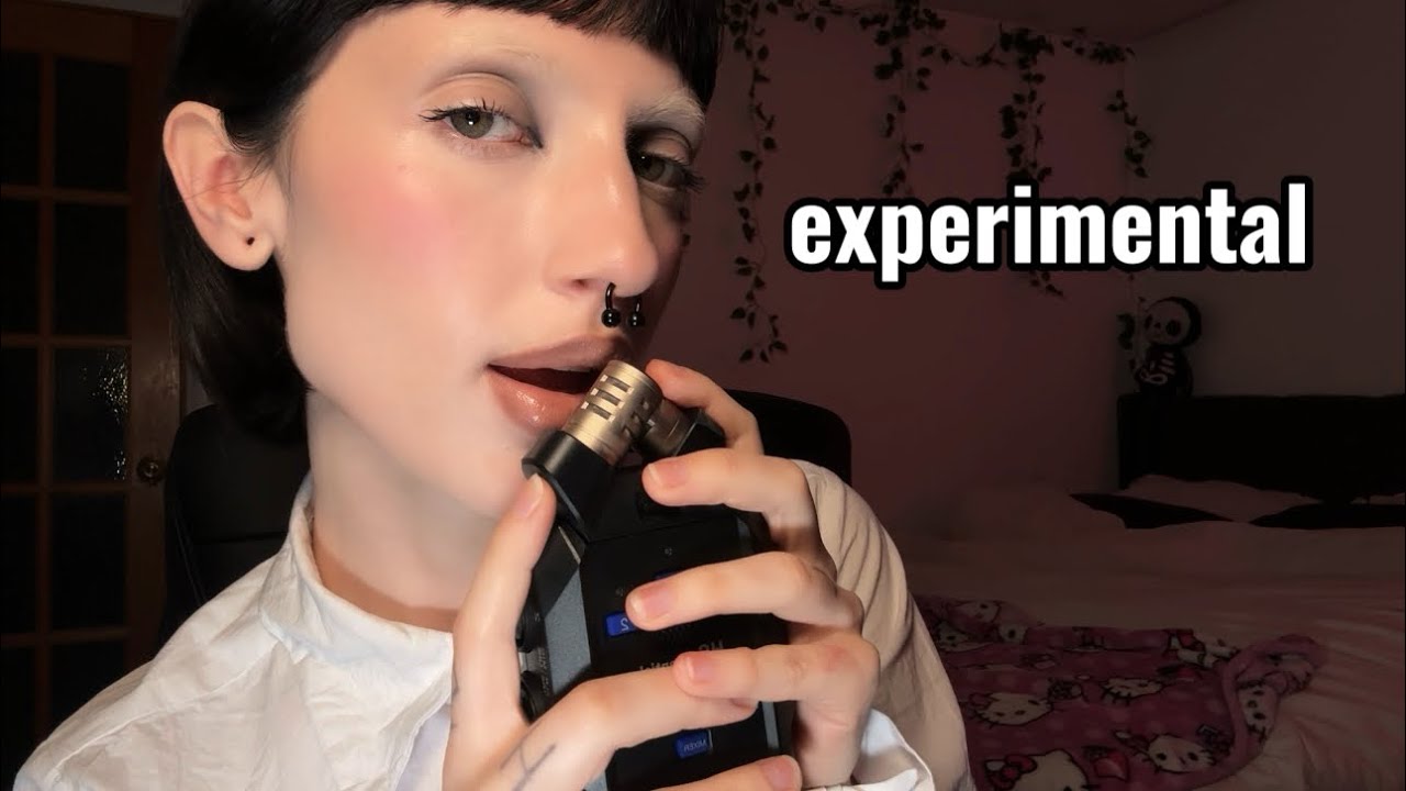 Trying Mic Biting in a New Mic (bare and foam covers) ASMR
