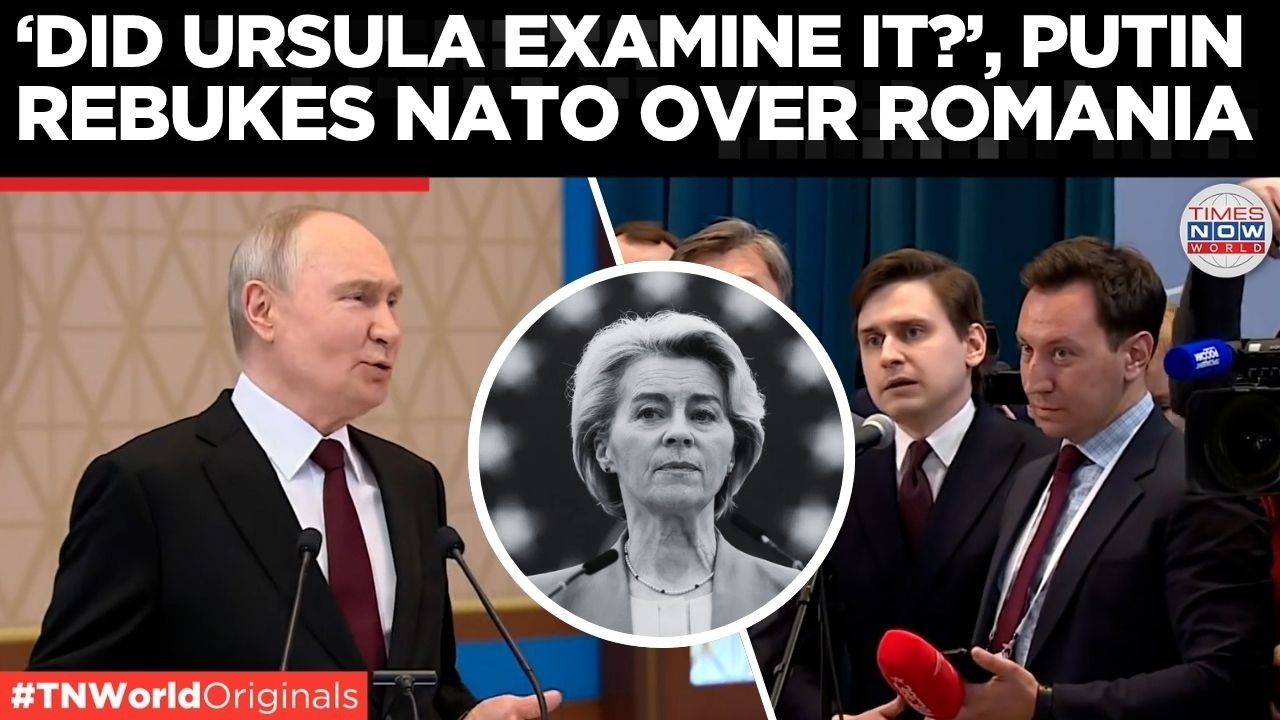 'It had nothing to do with Russia', Putin Denies Attack On Romania In Fiery Presser