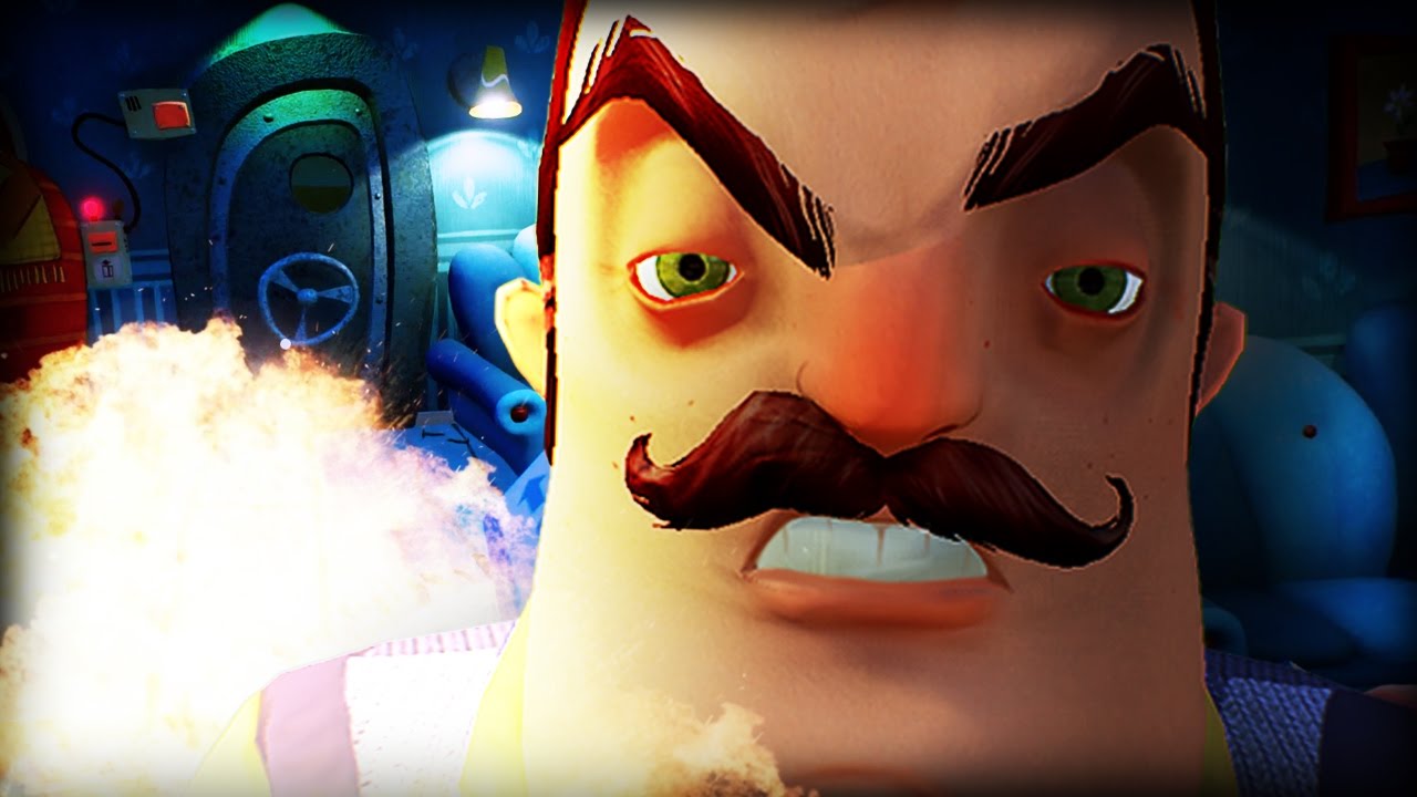 TRYING TO BLOW UP THE NEIGHBOR! | Hello Neighbor (ALPHA 2)