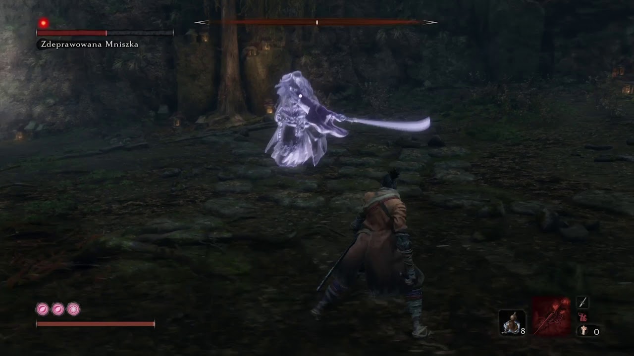 Sekiro Zdeprawowana Mniszka Boss