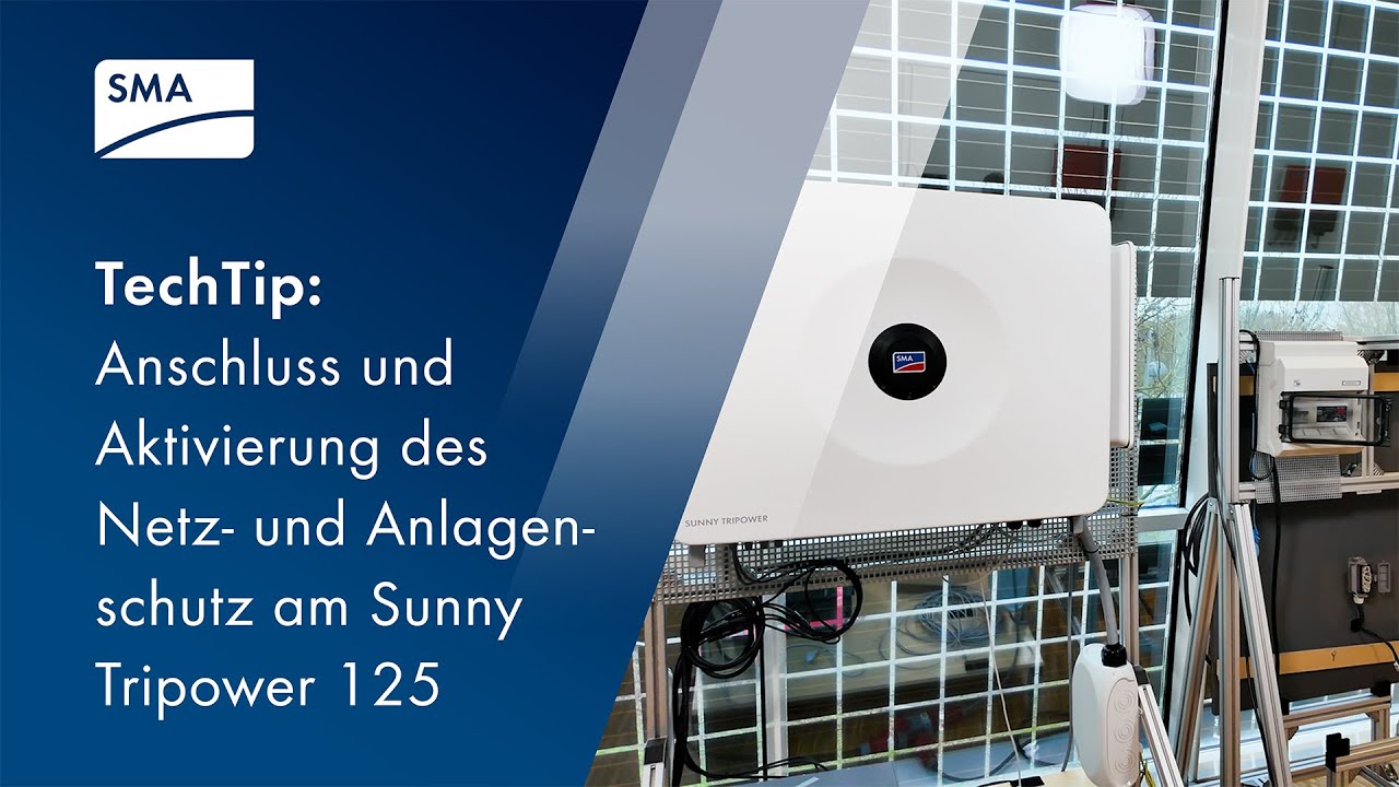 TechTip: Anschluss und Aktivierung des Netz- und Anlagenschutz am Sunny Tripower 125