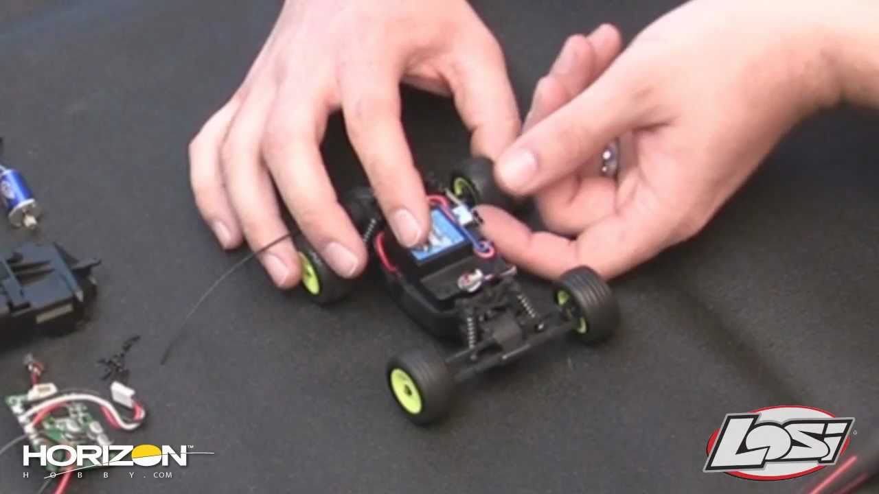 HorizonHobby.com How-To: Install Losi's 2.4GHz Conversion into 1/36-scale Losi Chassis