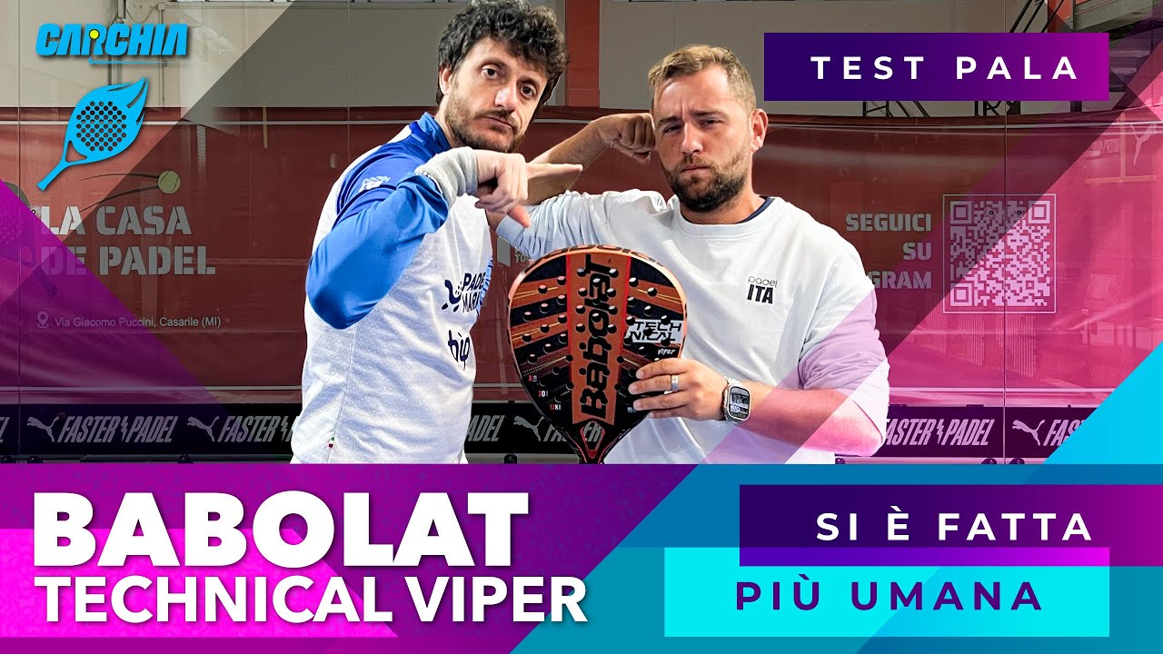 Babolat TECHNICAL VIPER: Recensione (ENG SUBS). E se vi dicessi che può essere usata anche a destra?