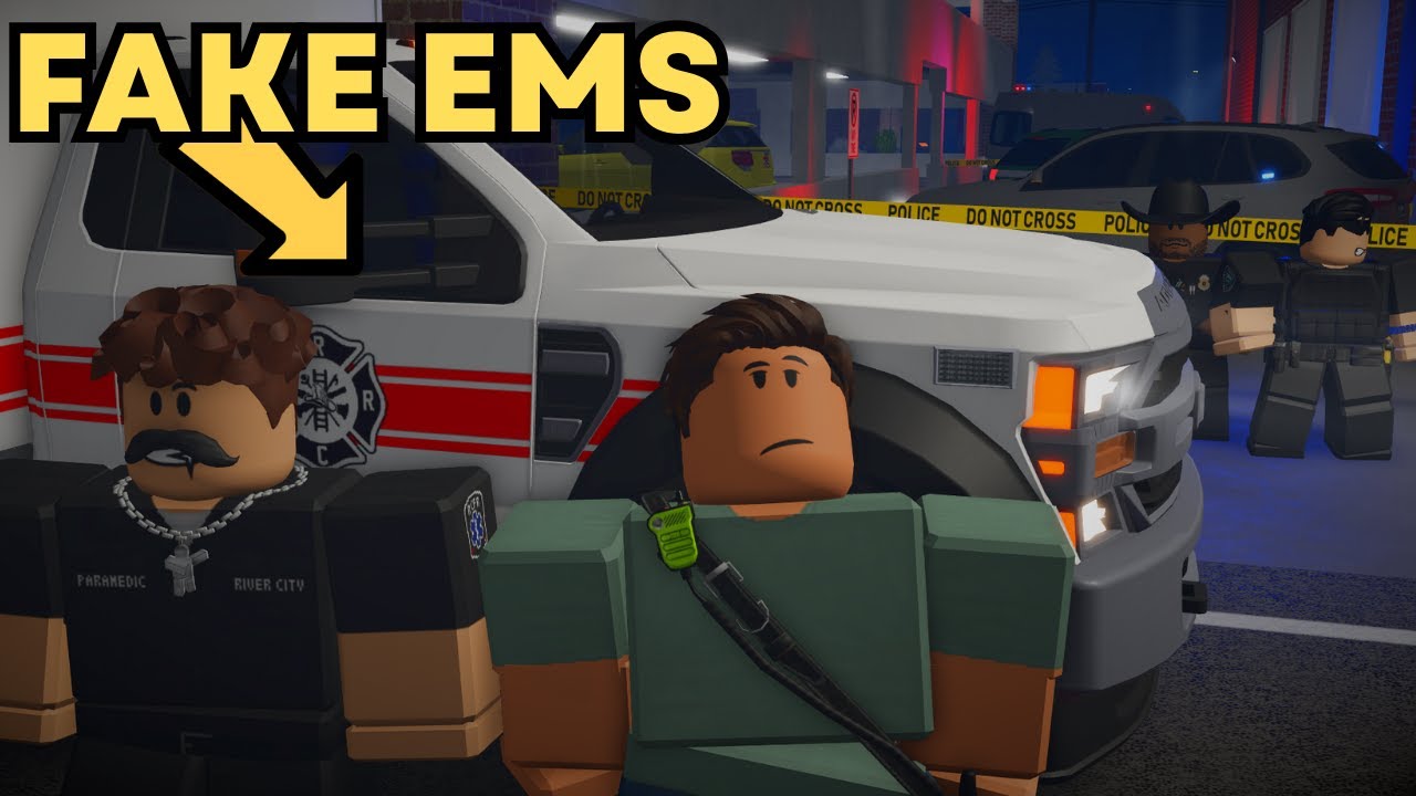 I INFILTRATED a CRIME SCENE as a FAKE PARAMEDIC!