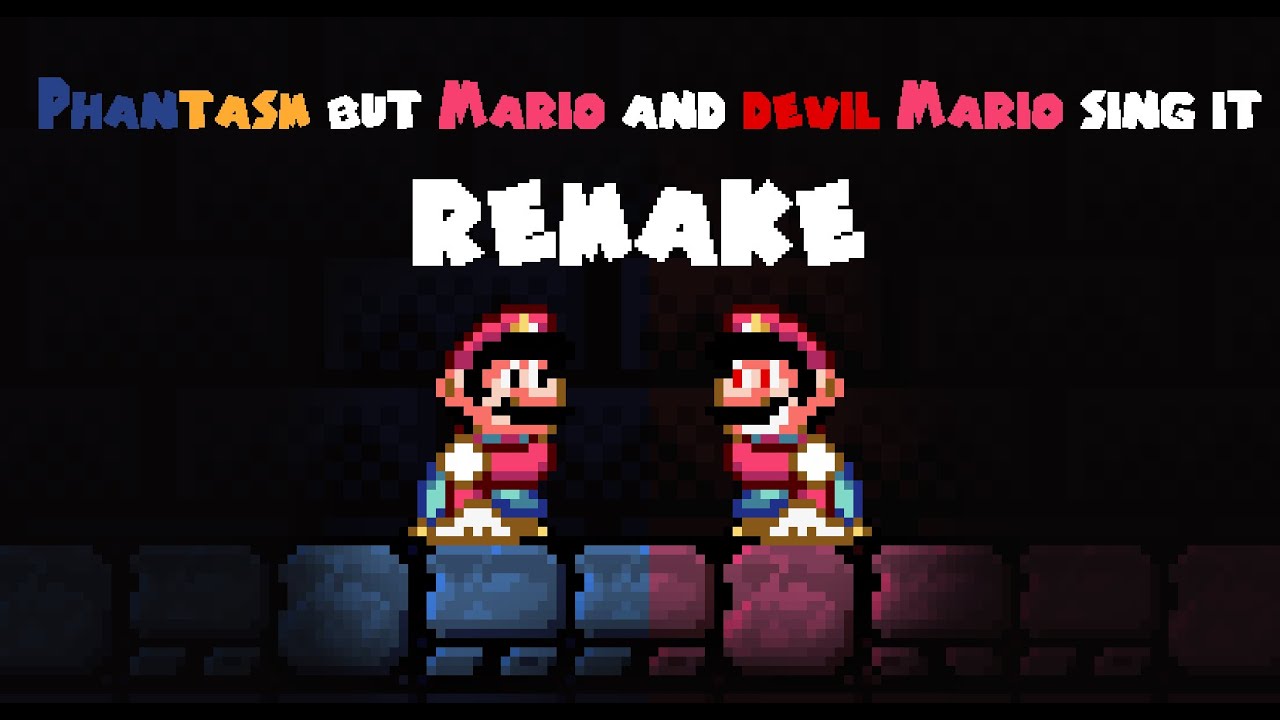 Phantasm but Mario and devil Mario sing it
