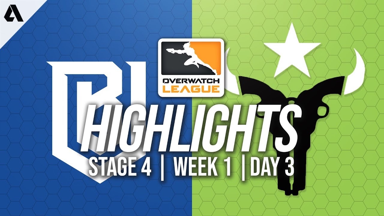 Boston Uprising vs Houston Outlaws | Overwatch League Highlights OWL Stage 4 Week 1 Day 3