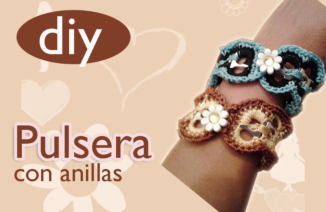 Tutorial Pulsera hecha con anillas 5