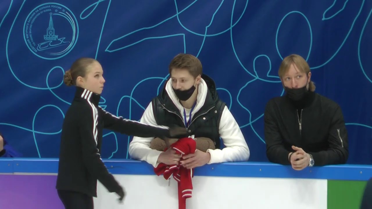 Александра Трусова 4Lz vs Макар Игнатов 4Lo. Евгения Медведева. Кубок Первого Канала 2021 5 февраля