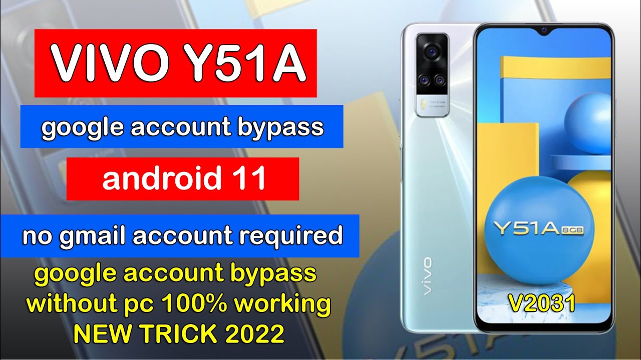 VIVO Y51A FRP BYPASS | Y51A FRP BYPASS WITHOUT PC | VIVO V2031 FRP BYPASS WITHOUT GMAIL ID 100% WORK