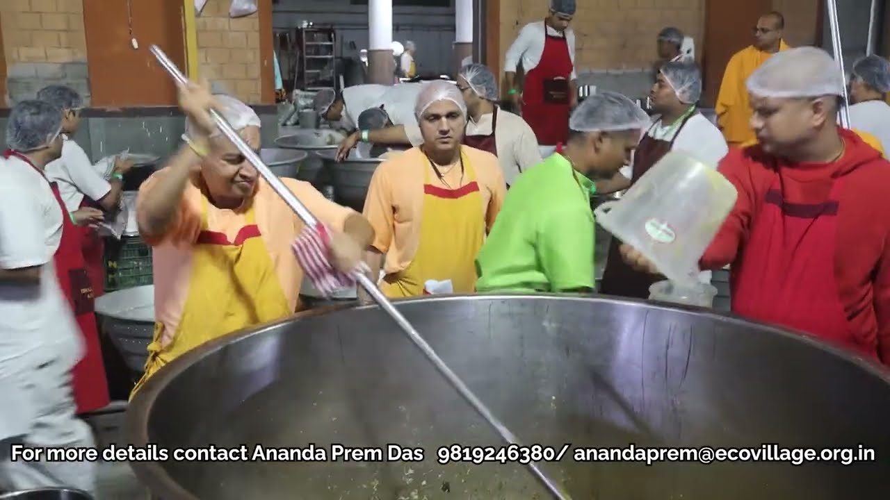 Sumptuous breakfast for more than 14K devotees at Govardhan Ecovillage | Festival of Gratitude 2025 