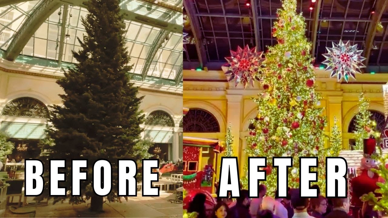 Watch The Bellagio Las Vegas Holiday Conservatory Display Come To Life!