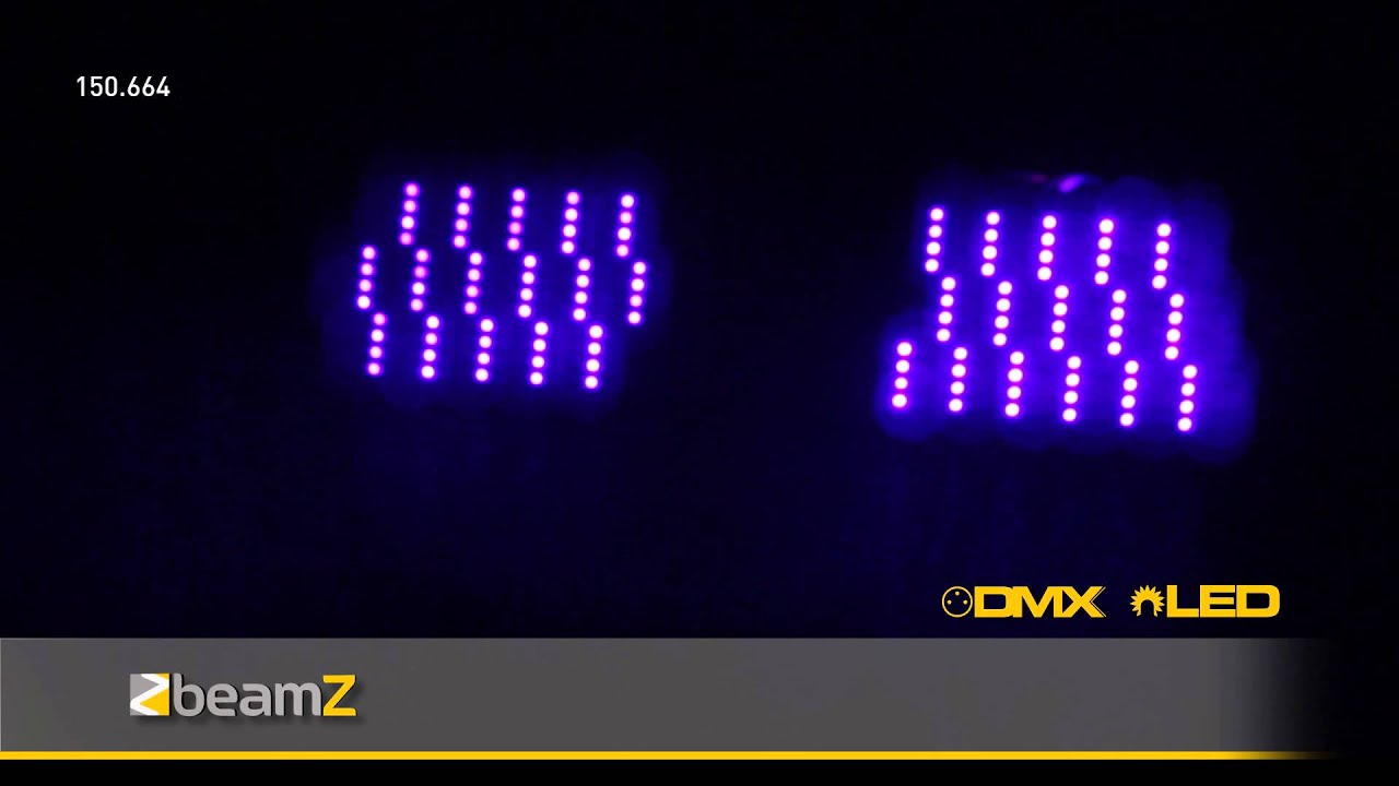 BeamZ LCP-192UV Strobe Panel 192 UV LEDs 150.664 BeamZ Professional