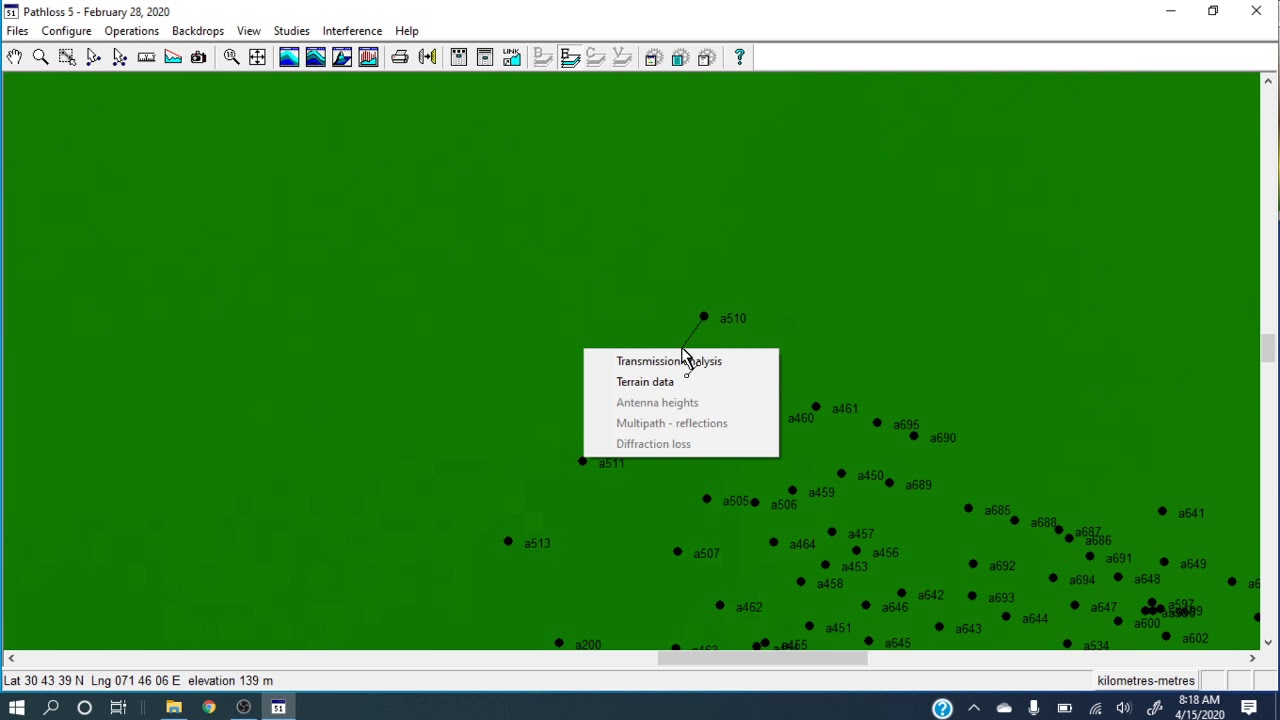How to design a Microwave Link in Path loss from scratch.