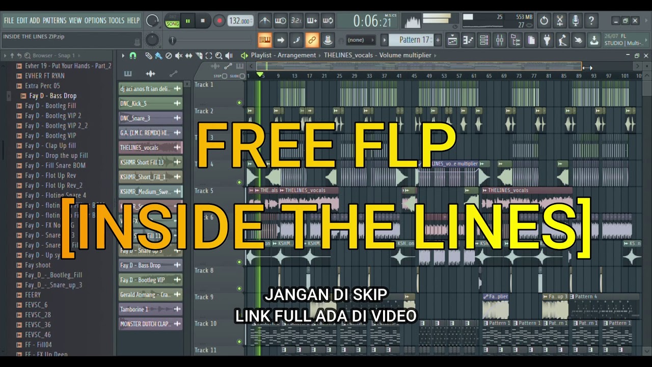 FREE FLP!! - [INSIDE THE LINES] SIMPLE FUNKY 2K20