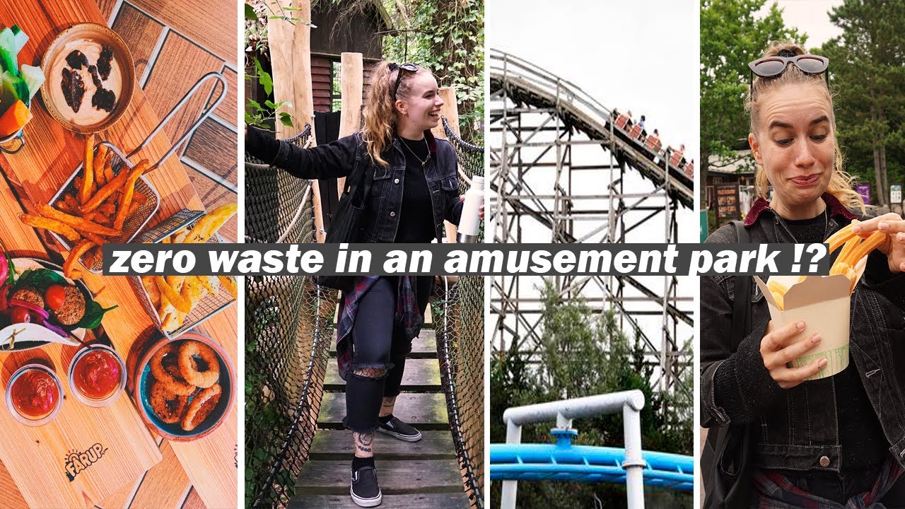 ZERO WASTE IN AN AMUSEMENT PARK? // vlog + sustainable tips for ya