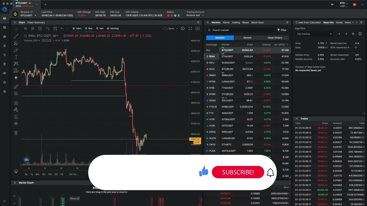 Super fast crypto market scanner!
