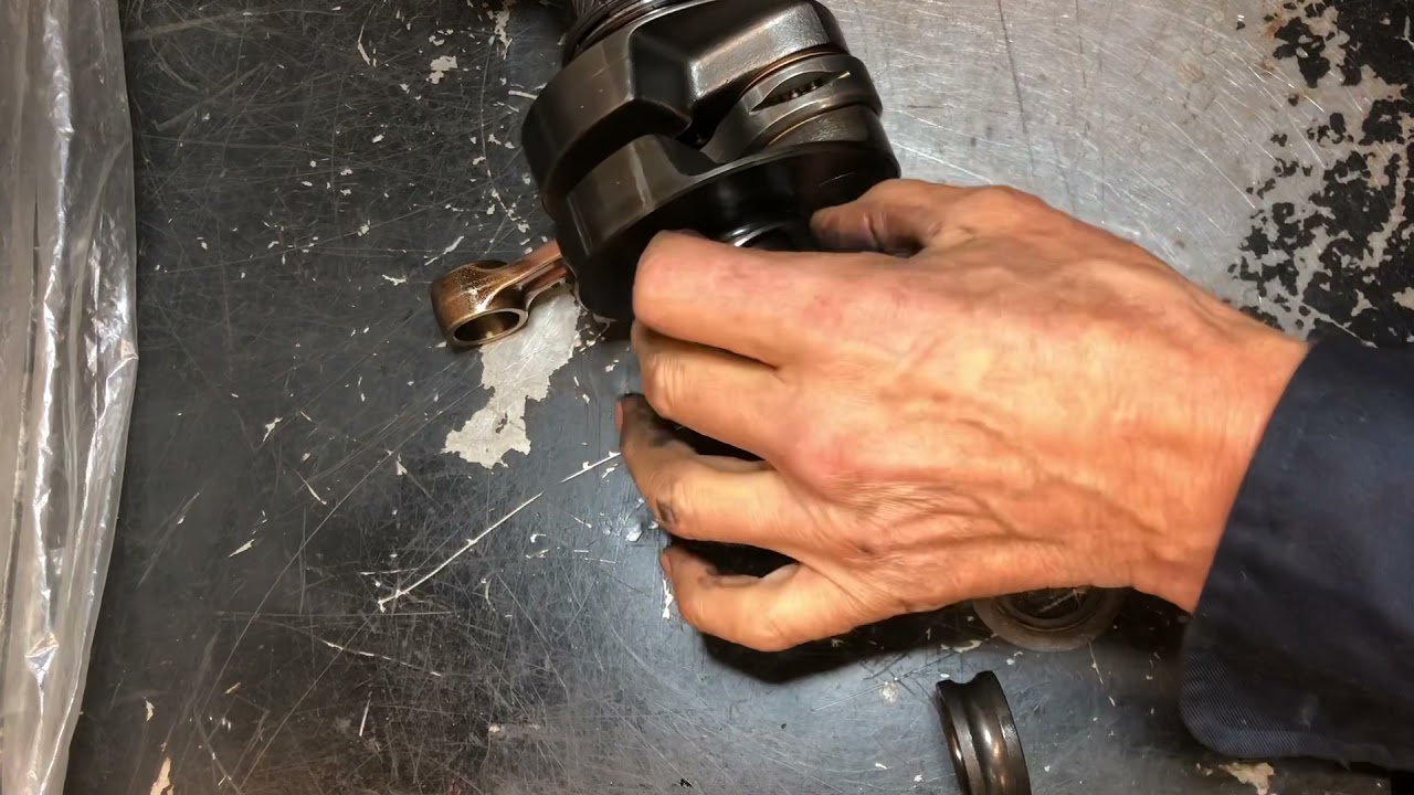 Rotax 582UL engine with a “pinging sound” as reported by the owner.
