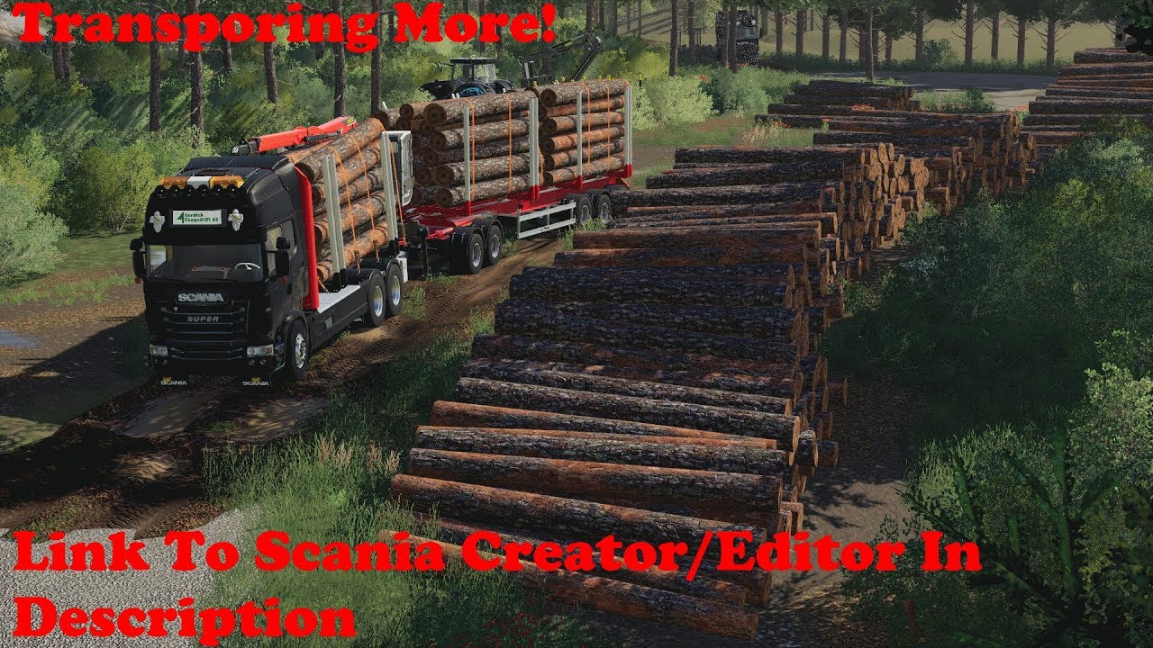FS19 | Forestry On Holmåkra | Scania Transporing | Timelapse | S02 EP23