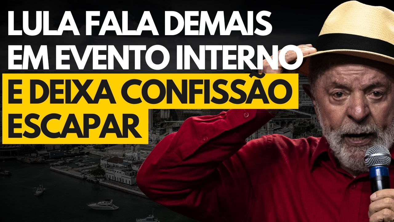 Os detalhes NÃO MOSTRADOS do evento interno em que Lula deixou escapar seu extremismo