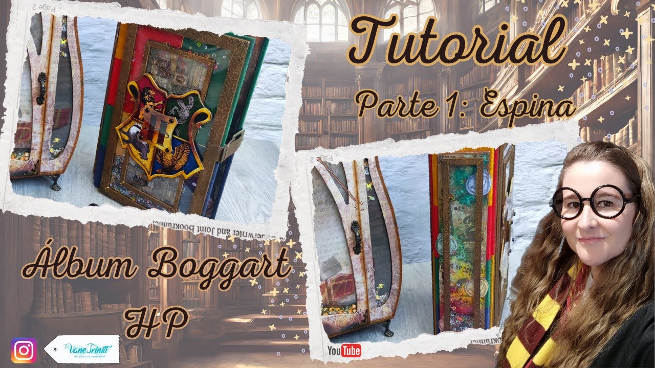 Tutorial Álbum Boggart Harry Potter - Parte 1- Espina