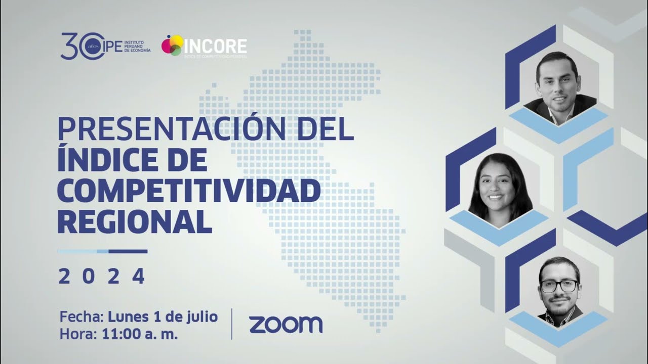 Presentación del Índice de Competitividad Regional - INCORE 2024