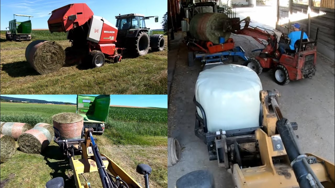 Farmvlog #3 Teil 2 / Siloballen Pressen