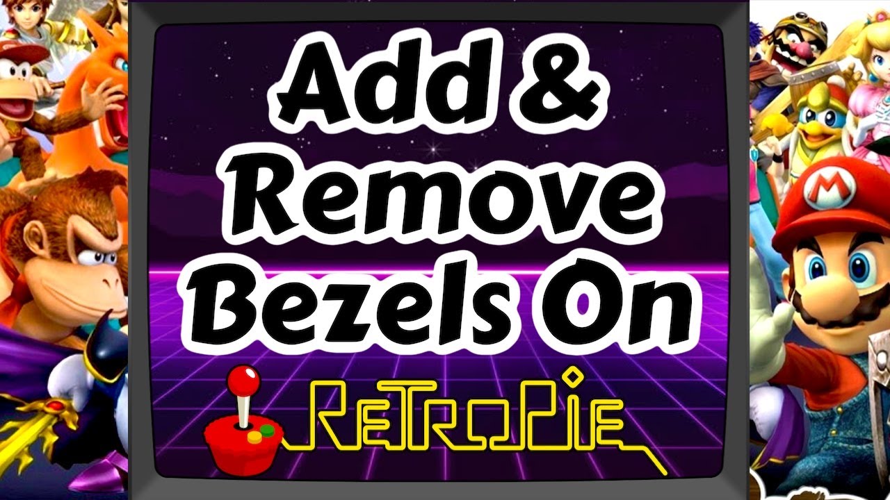 Add & Remove Bezels On RetroPie w/ The Bezel Project - RetroPie Guy How To Tutorial