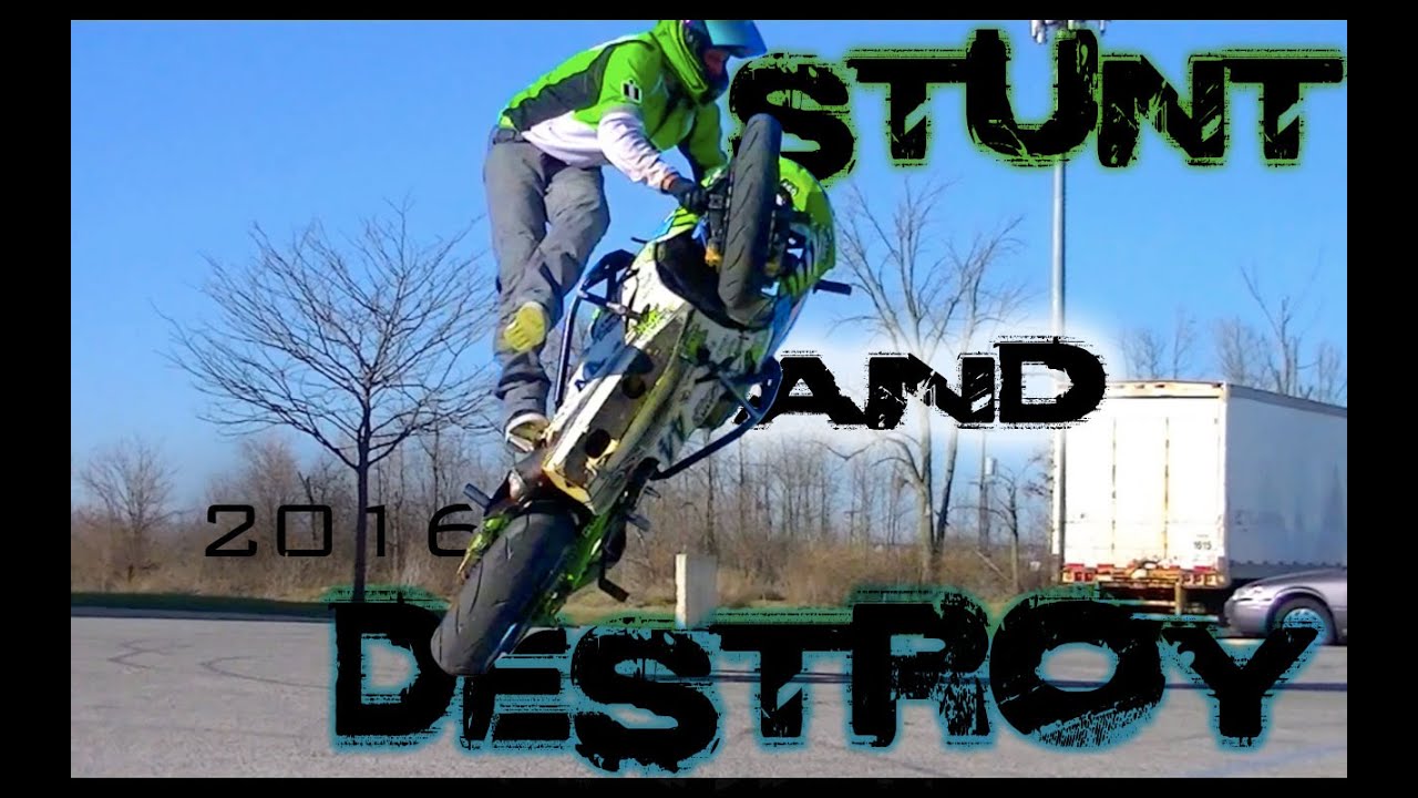 Kyle Sliger 2016 STUNT and DESTROY motorcycle freestyle stunt riding