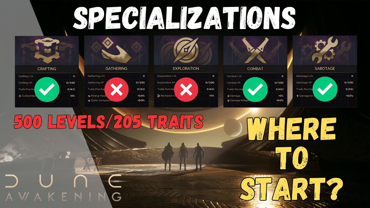 Dune: Awakening [PTC] | Best early Start in Specializations