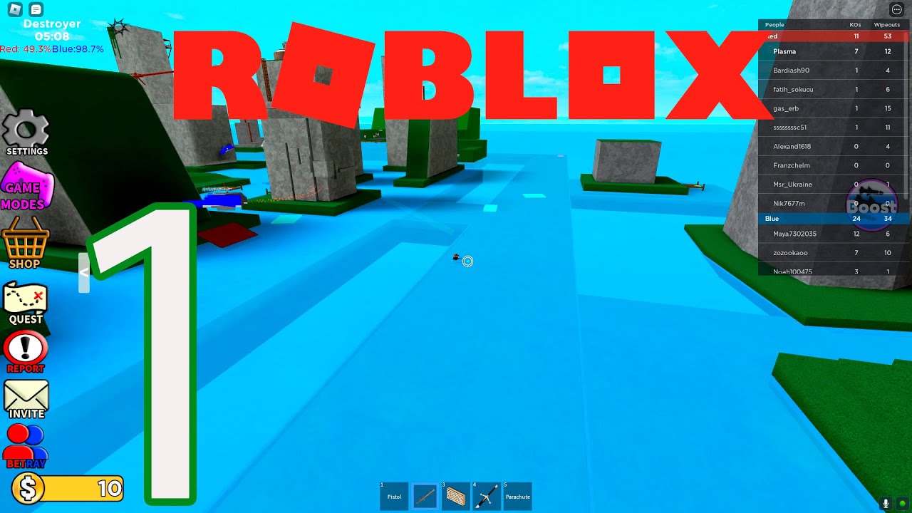 RED VS BLUE PLANE WARS! | ROBLOX Gameplay Walkthrough 1